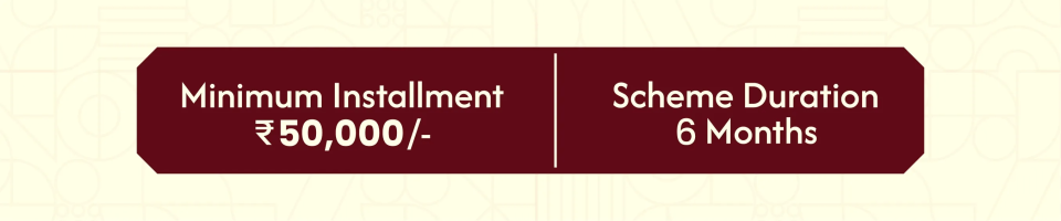 Min. Installment with scheme Duration