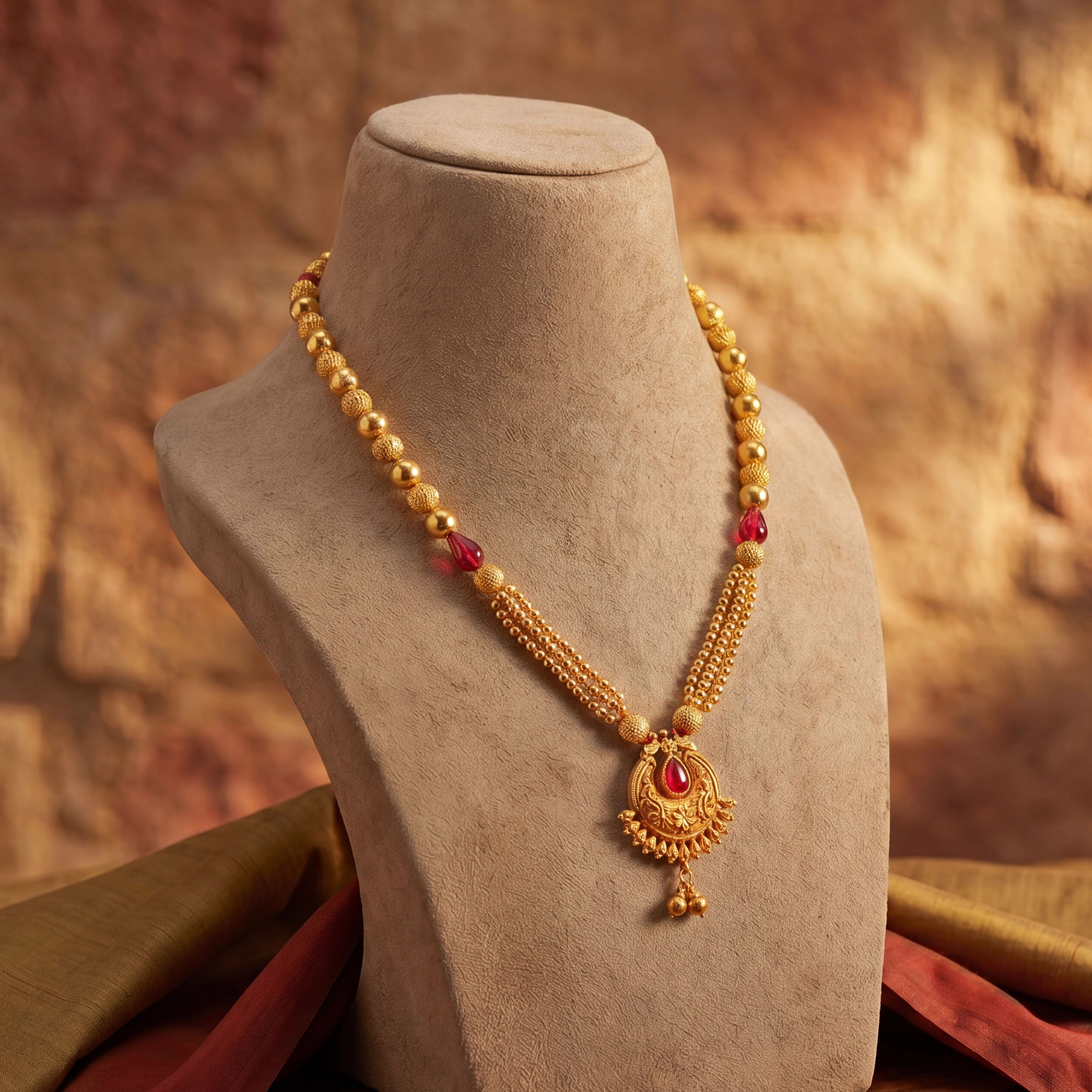 Infinity Love Knot Necklace in Yellow Gold