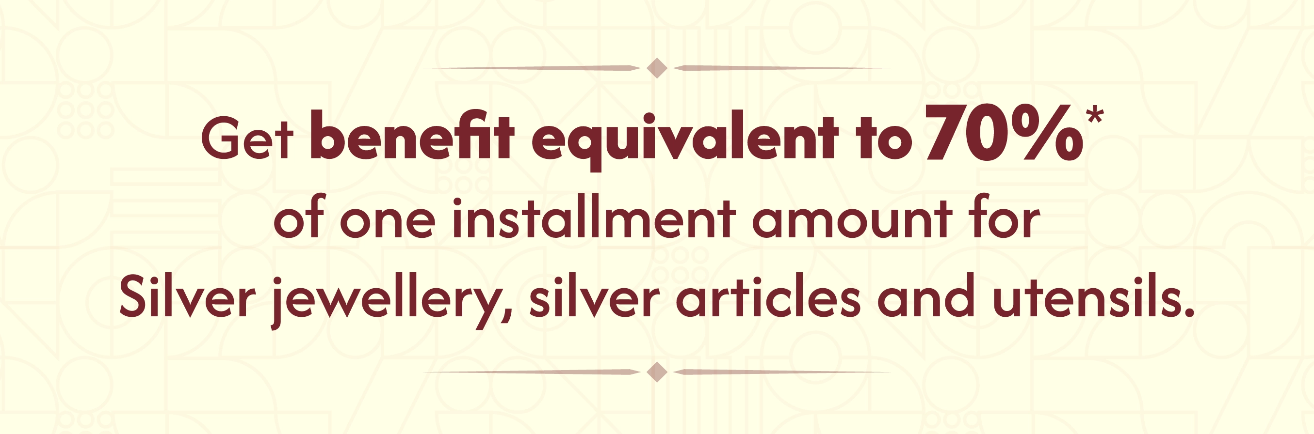 Discount on Making Charges and Installment Amount