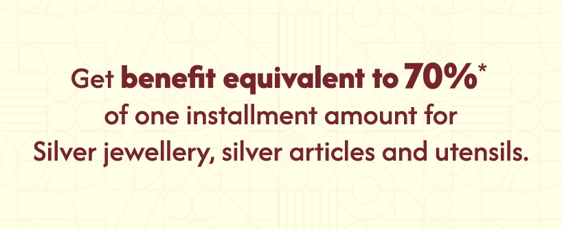 Discount on Making Charges and Installment Amount